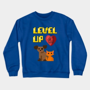 level up love Crewneck Sweatshirt